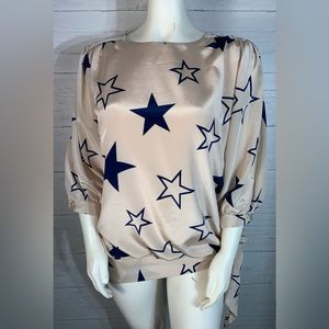 Vintage Lorac Original Lady Carol stars top size 18.5 women